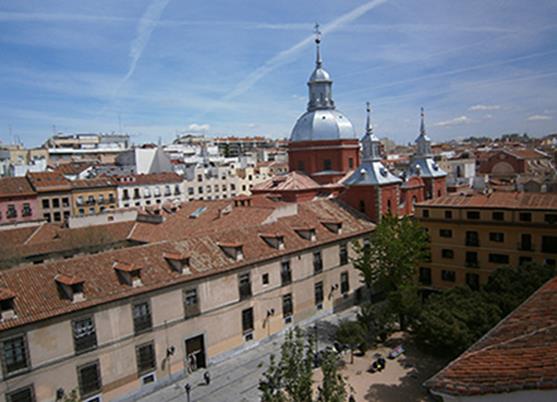 Vista aérea del Convento de las Comendadoras - Ministerio de Fomento. - Ministerio de Fomento.